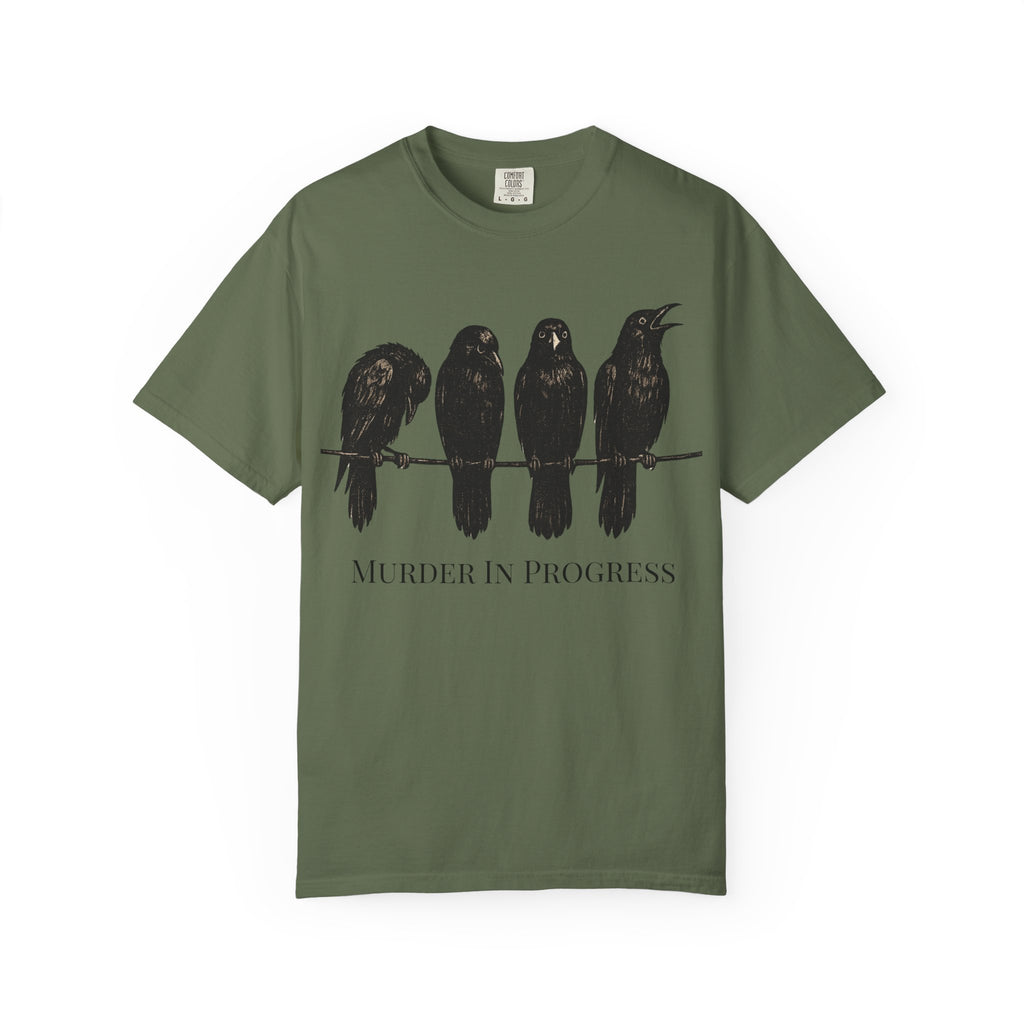 Murder In Progress Crow T-Shirt