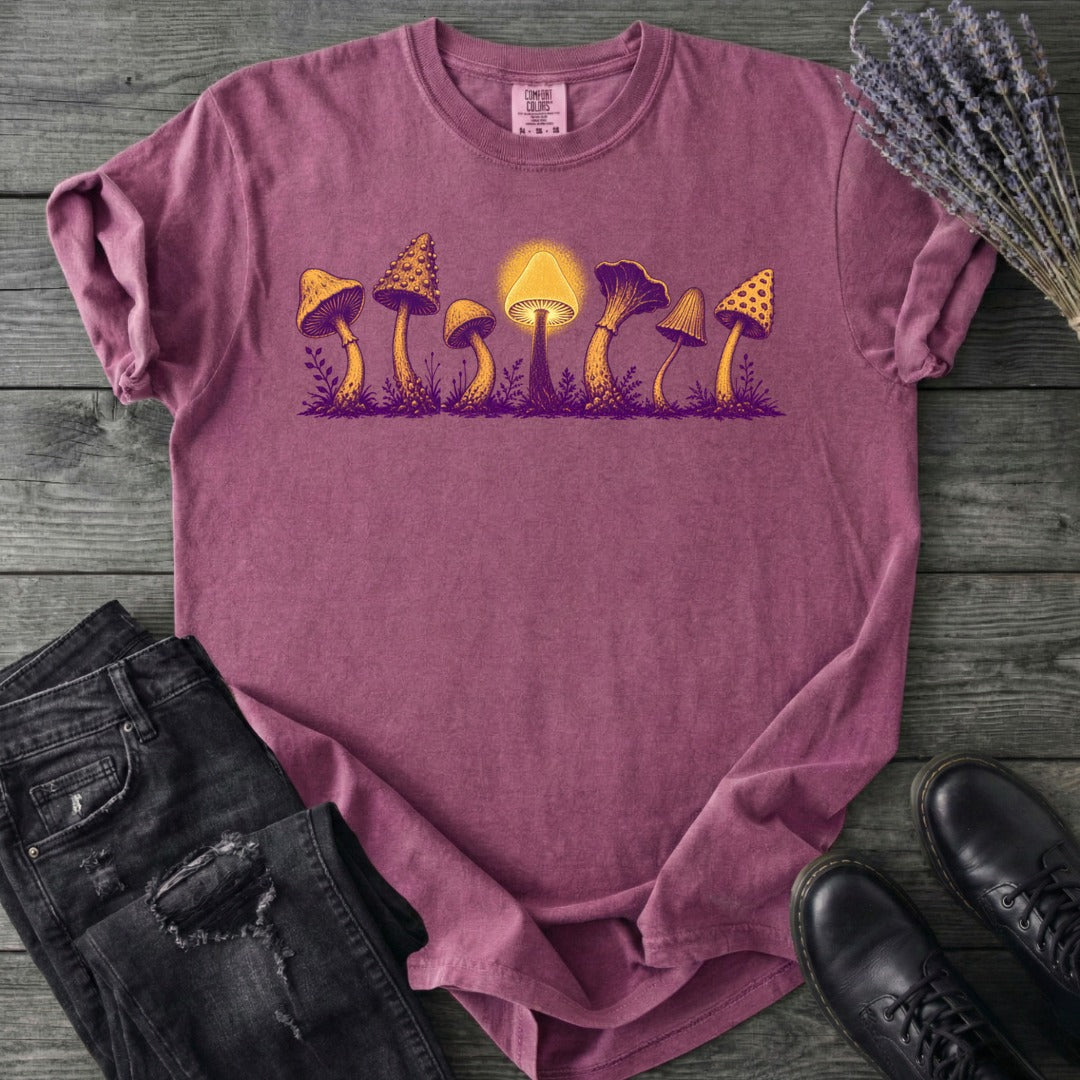 Golden Mushroom Grove T-Shirt