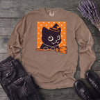 Broomstick Kitty Long Sleeve T-Shirt