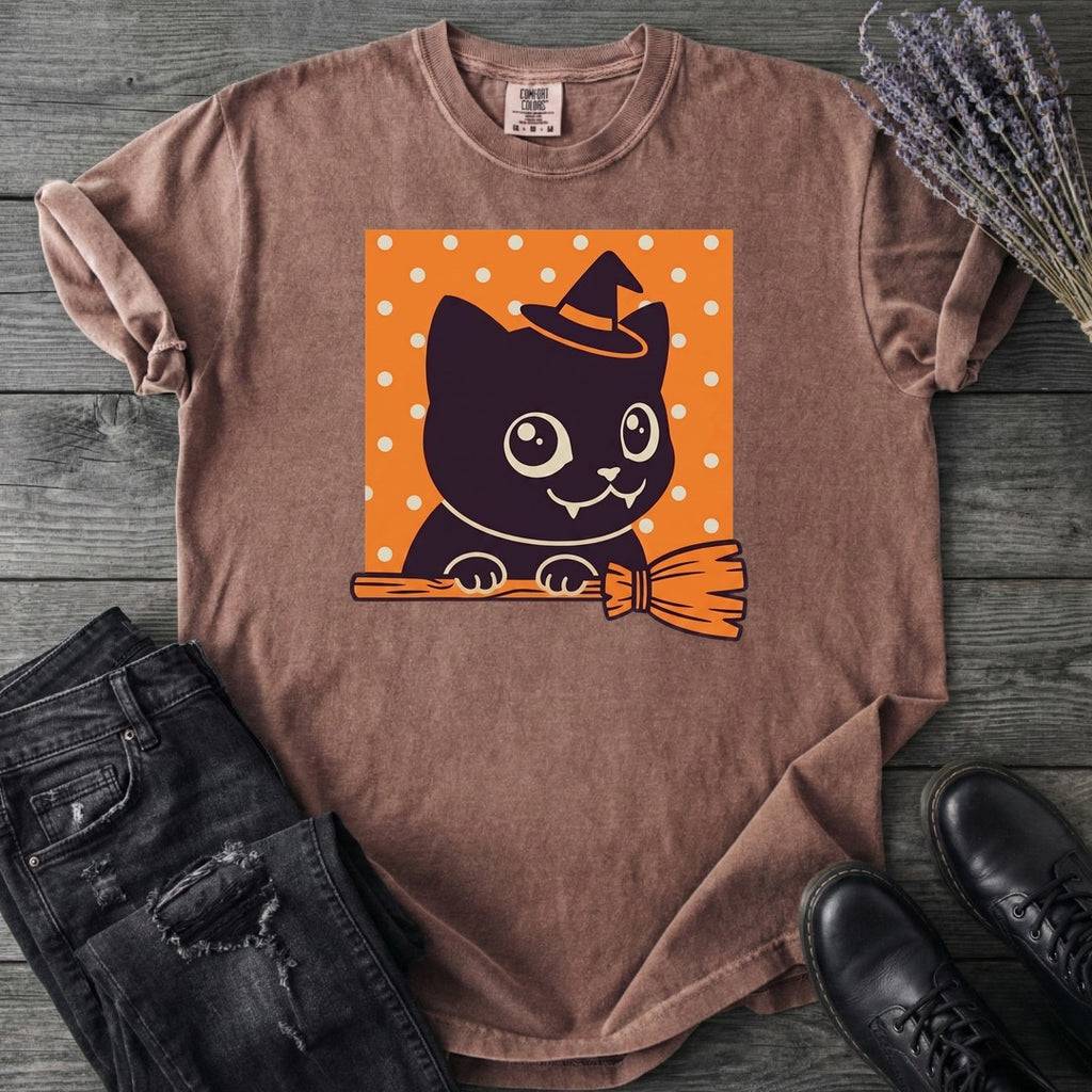 Broomstick Kitty T-Shirt