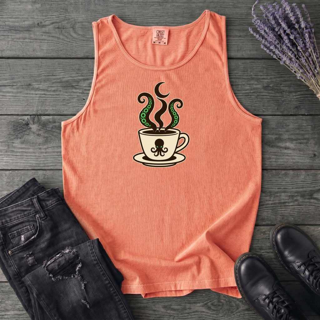 Sea Monster Coffee Tank Top