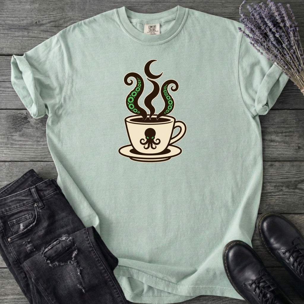 Sea Monster Coffee T-Shirt