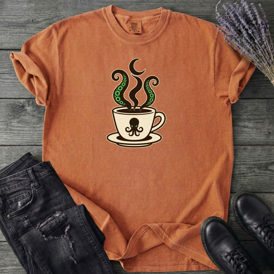 Sea Monster Coffee T-Shirt