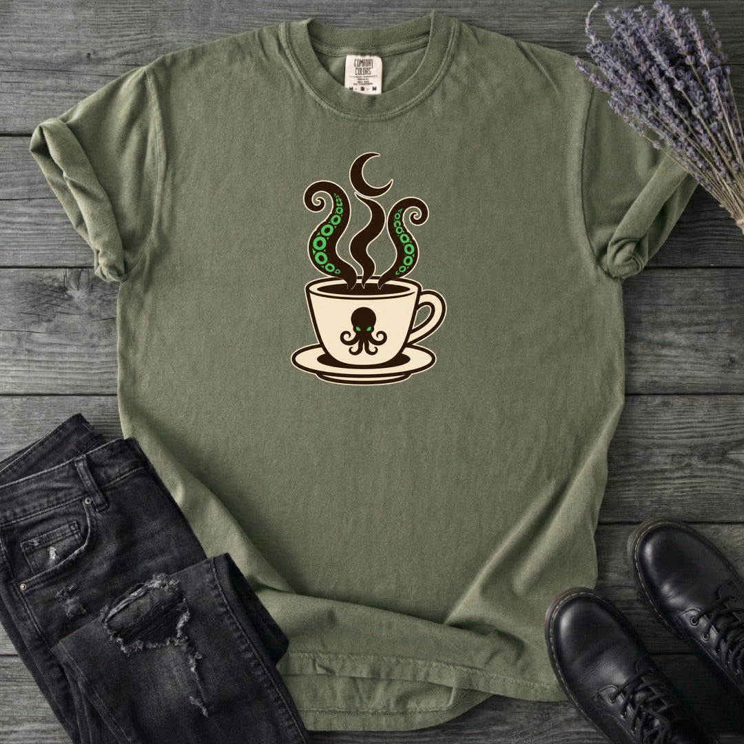Sea Monster Coffee T-Shirt