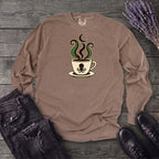 Sea Monster Coffee Long Sleeve T-Shirt