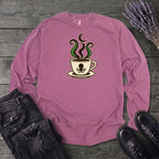 Sea Monster Coffee Long Sleeve T-Shirt