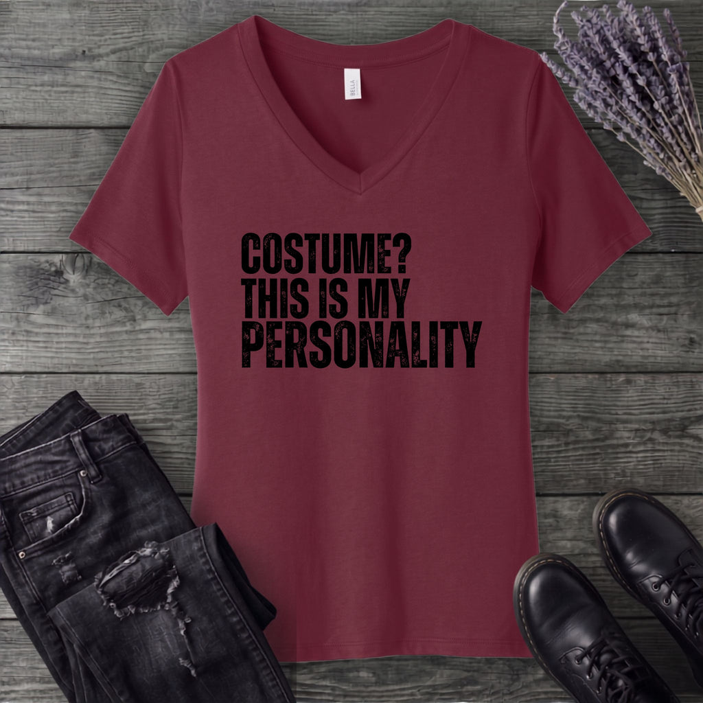Costume Personality V-Neck T-Shirt
