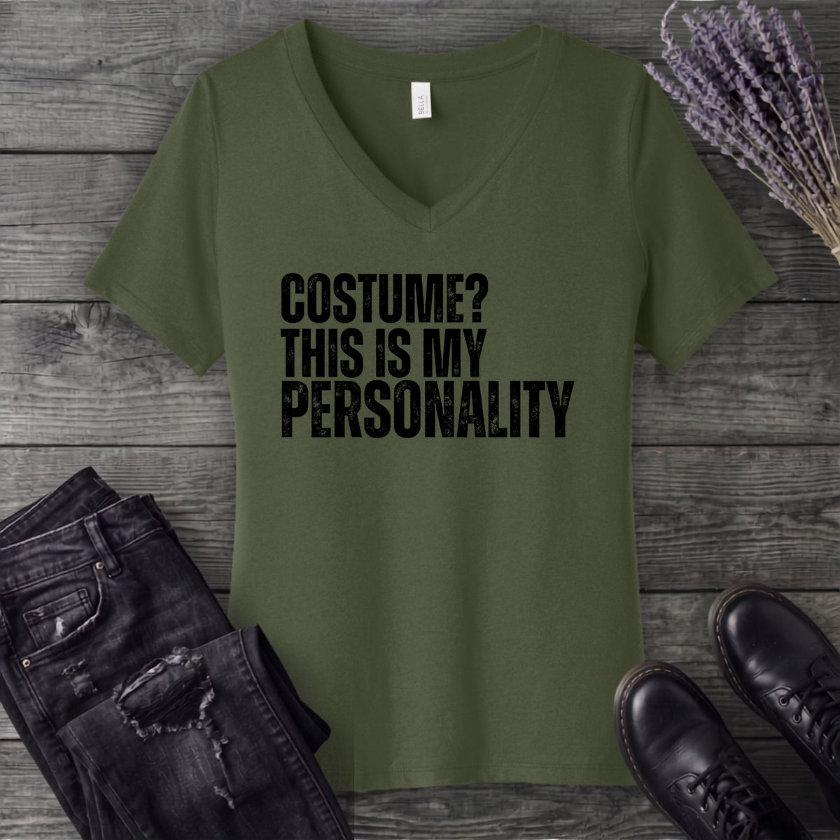 Costume Personality V-Neck T-Shirt