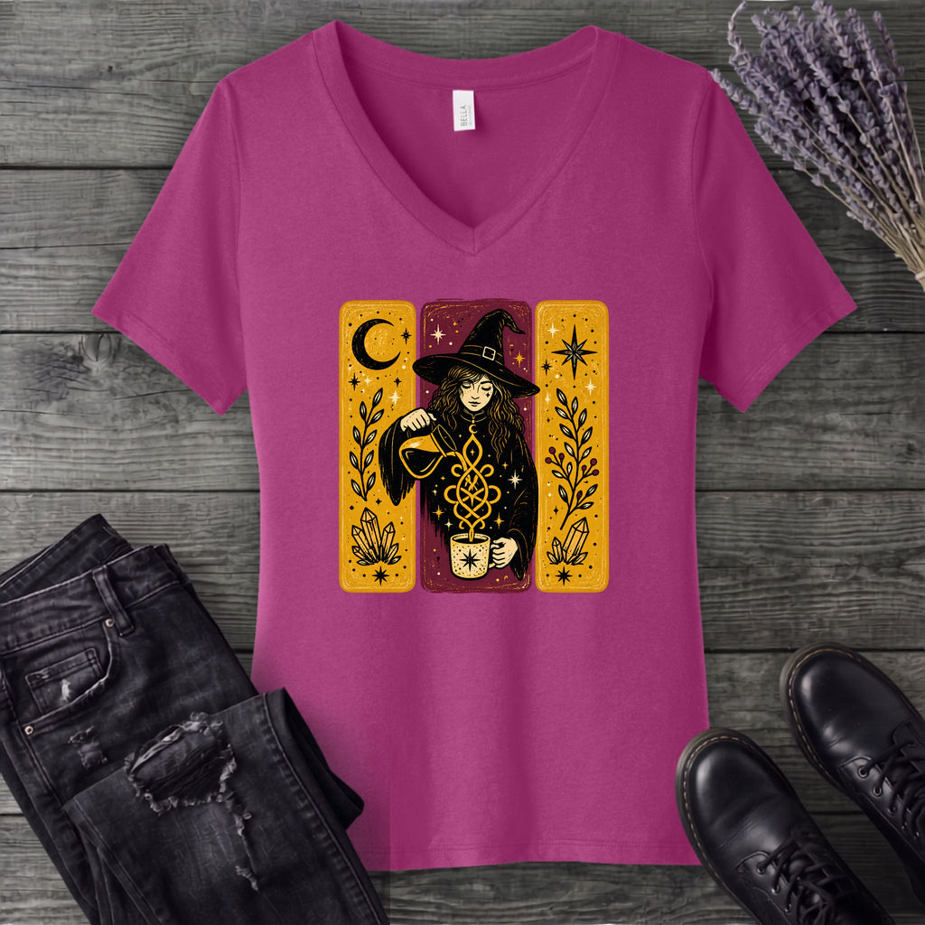 Witchy Brew V-Neck T-Shirt