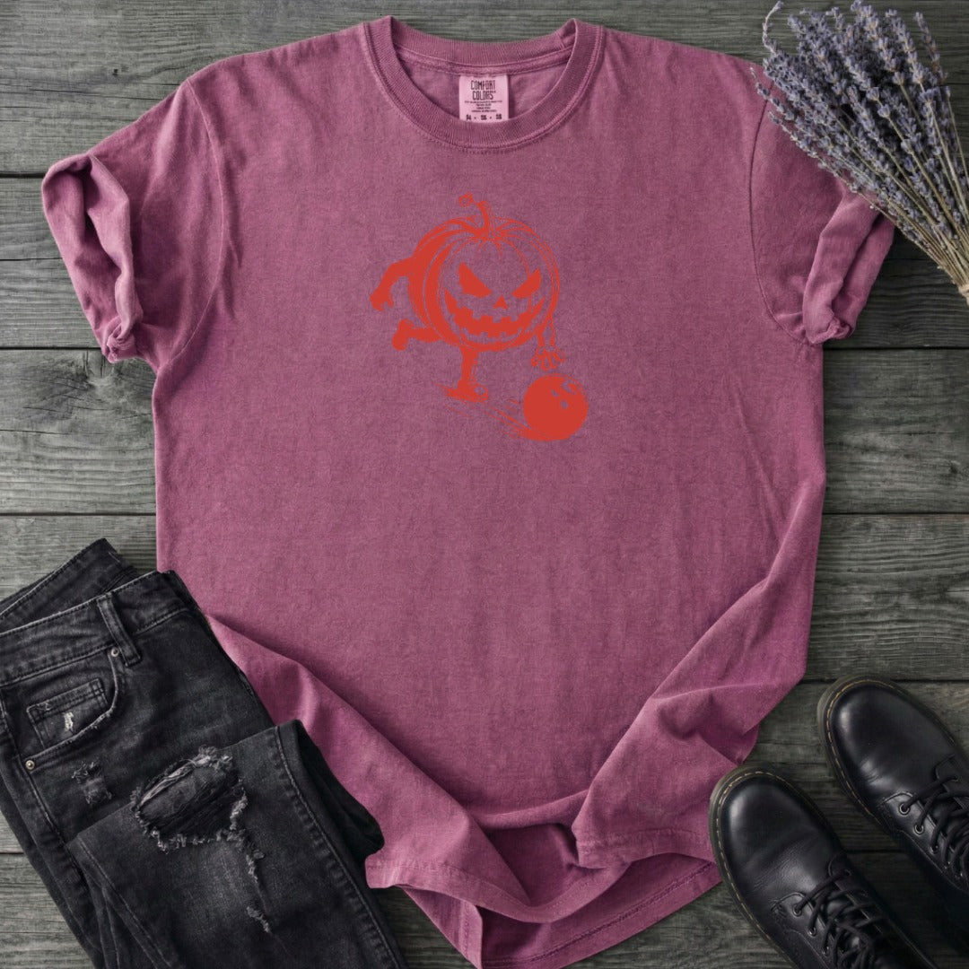 Bowling Jack-o-Lantern T-Shirt
