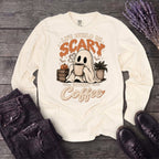 Life Would Be Scary Without Coffee Long Sleeve T-Shirt