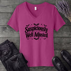 Suspiciously Well Adjusted V-Neck T-Shirt