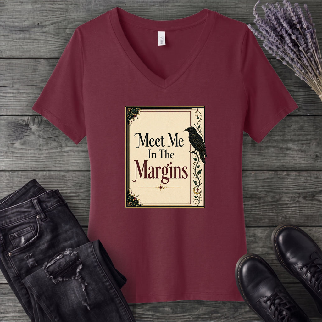 Meet Me In The Margins V-Neck T-Shirt
