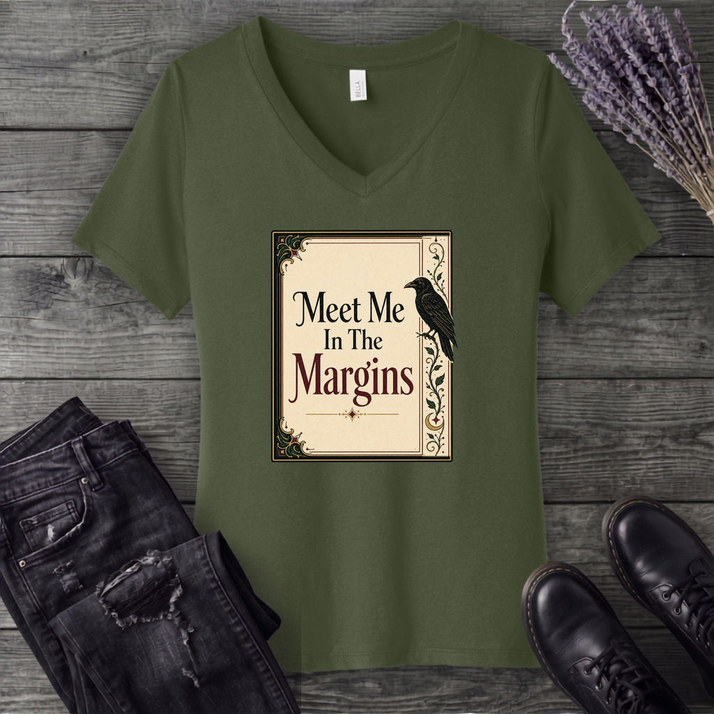Meet Me In The Margins V-Neck T-Shirt