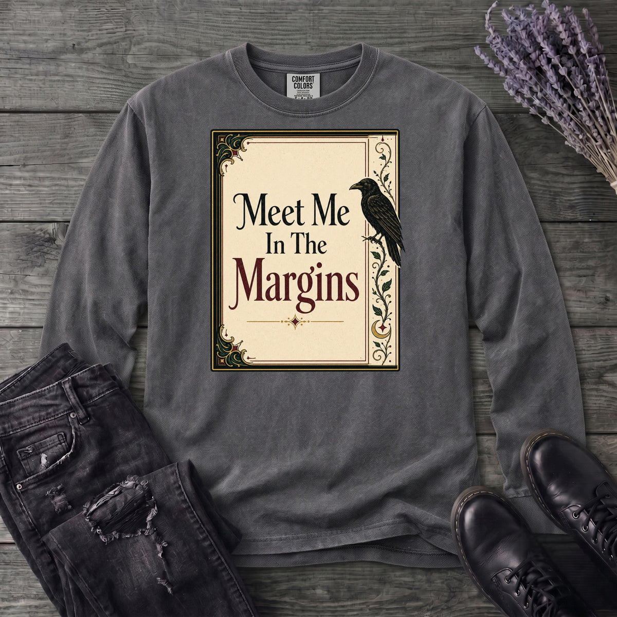 Meet Me In The Margins Long Sleeve T-Shirt