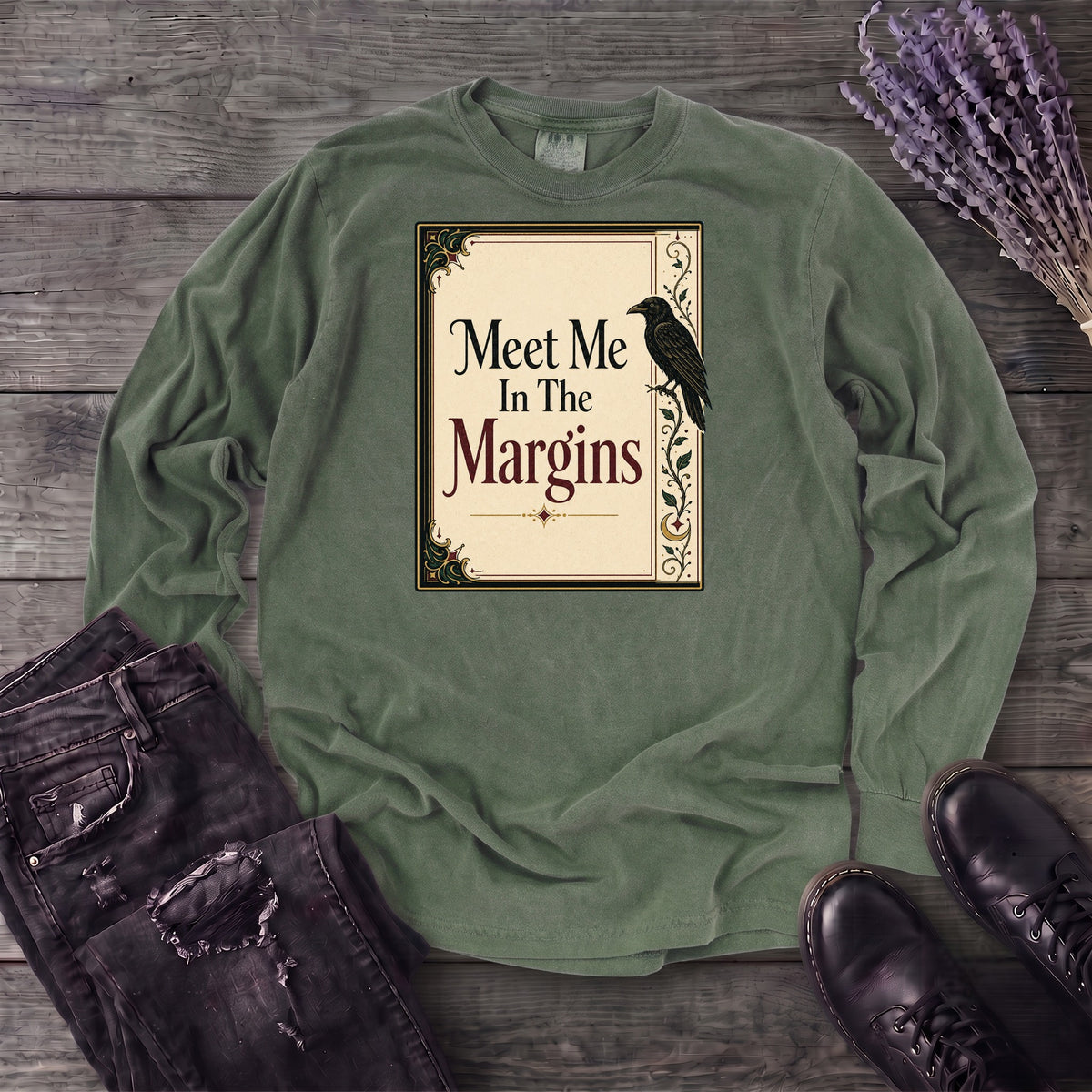 Meet Me In The Margins Long Sleeve T-Shirt