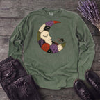 Spider Stitching Moon Long Sleeve T-Shirt