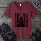 Witch Among The Trees V-Neck T-Shirt