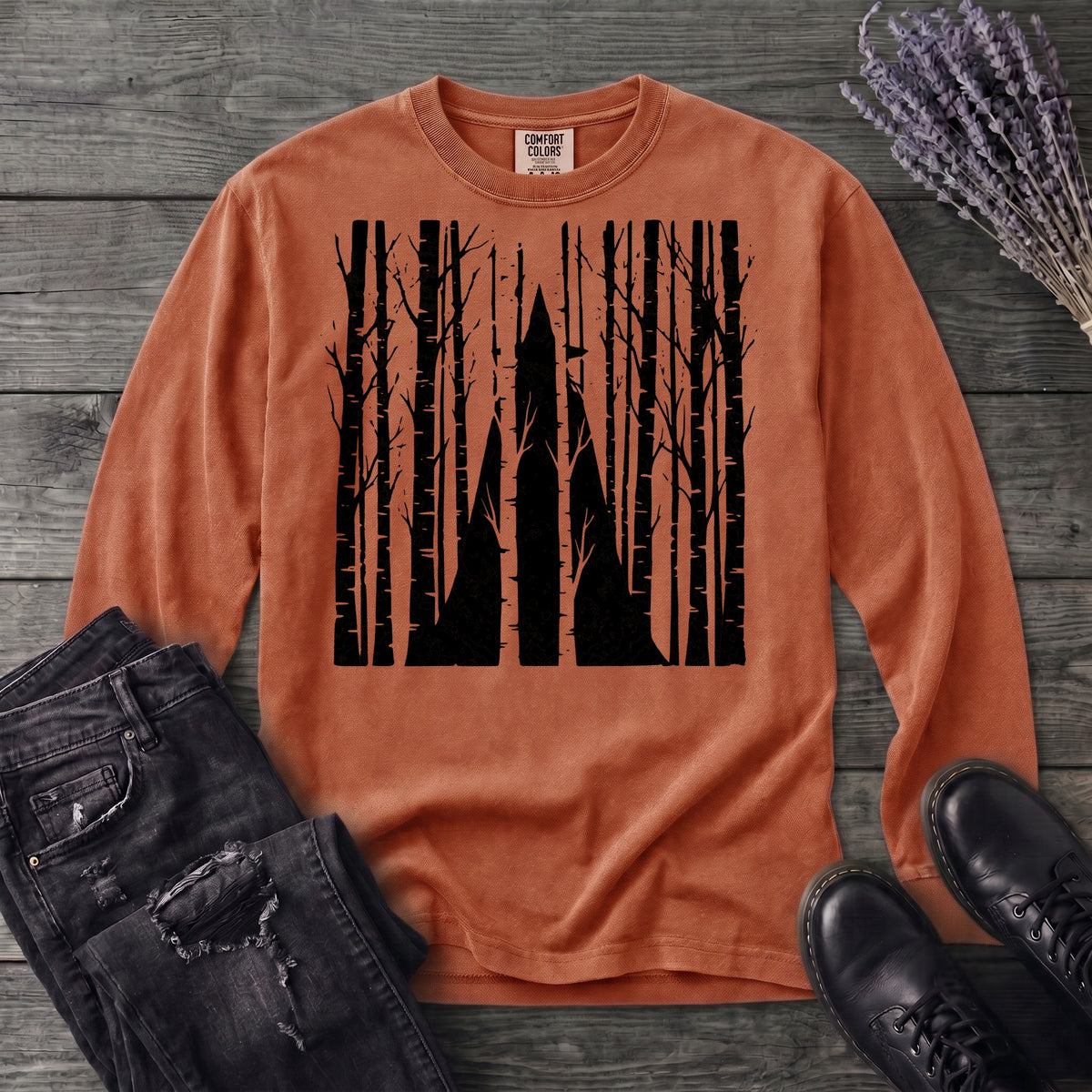 Witch Among The Trees Long Sleeve T-Shirt