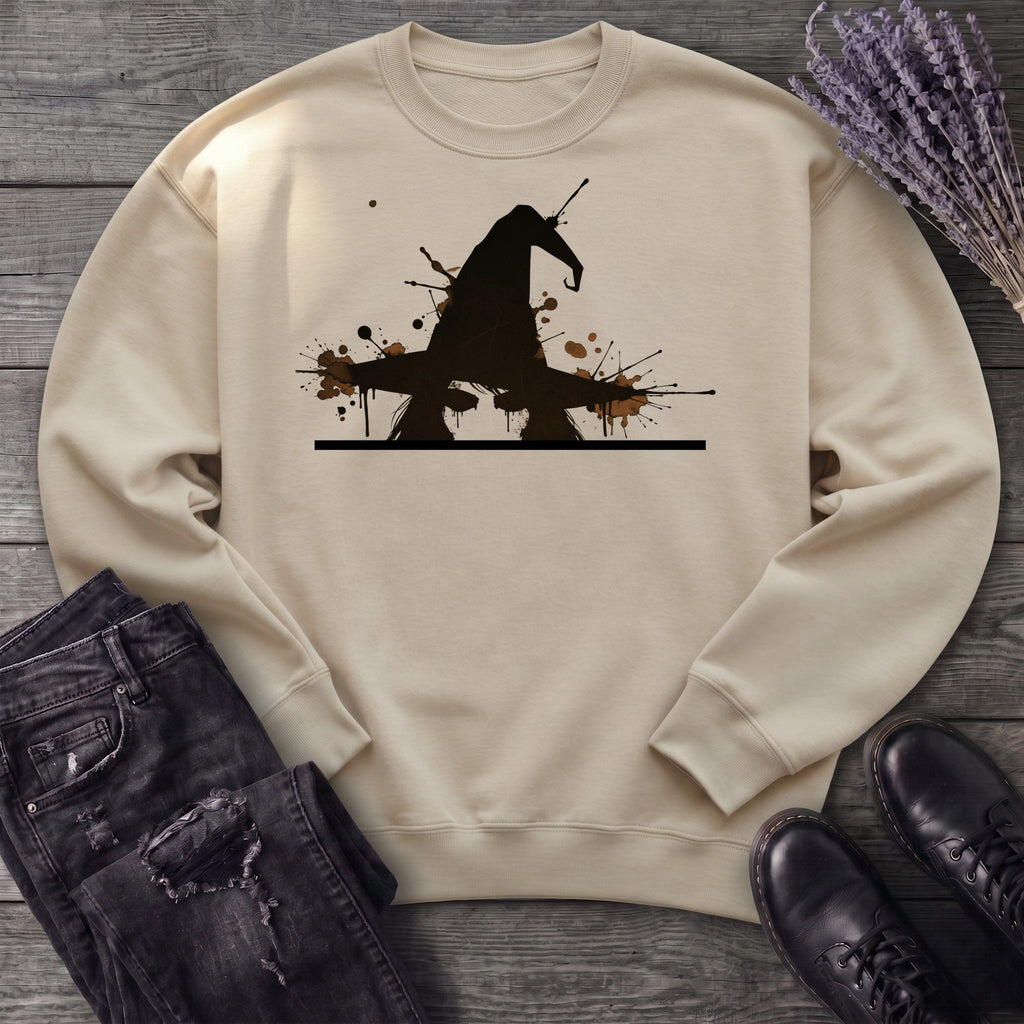 Ink Splatter Grunge Witch Sweatshirt