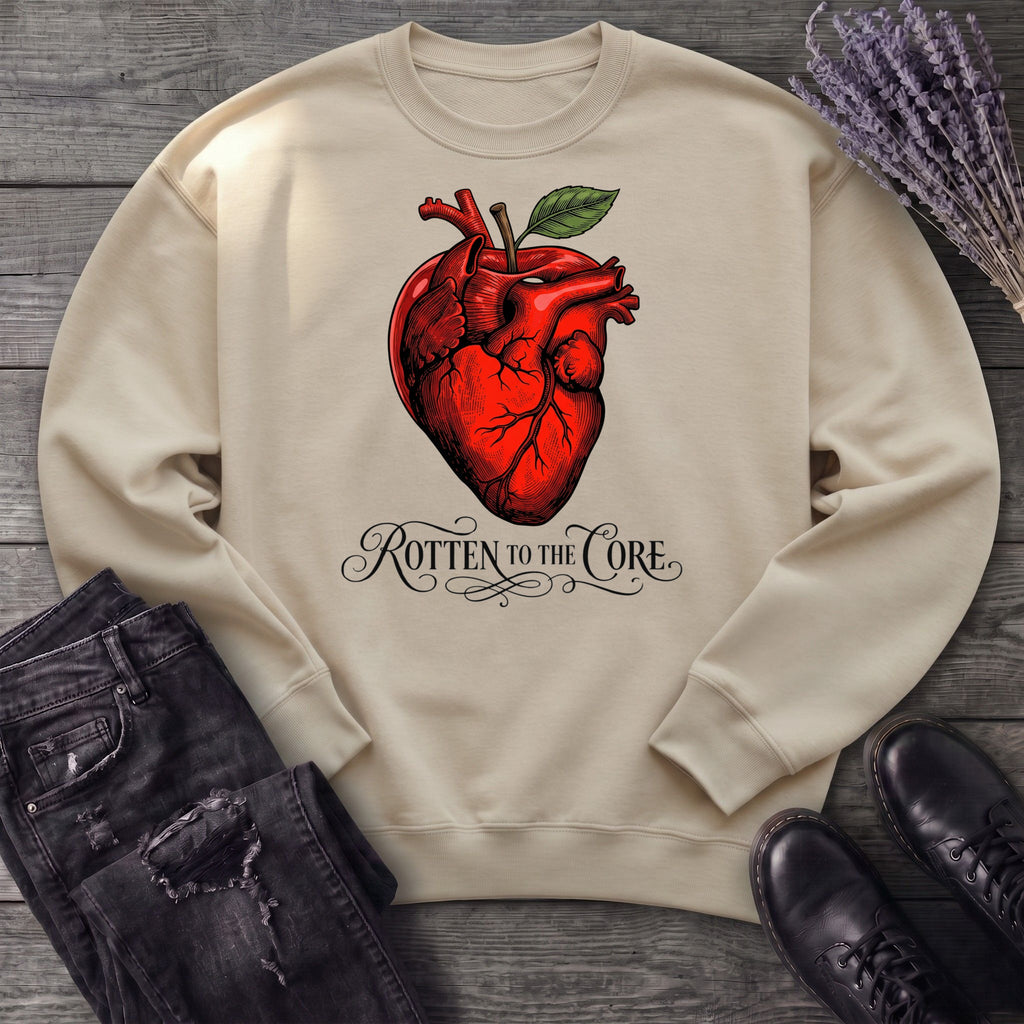 Rotten To The Core Anatomical Apple Sweatshirt