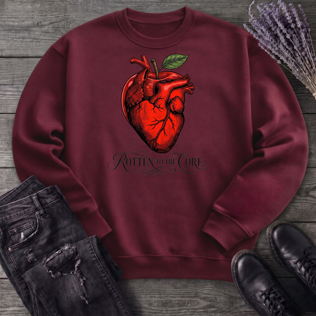 Rotten To The Core Anatomical Apple Sweatshirt