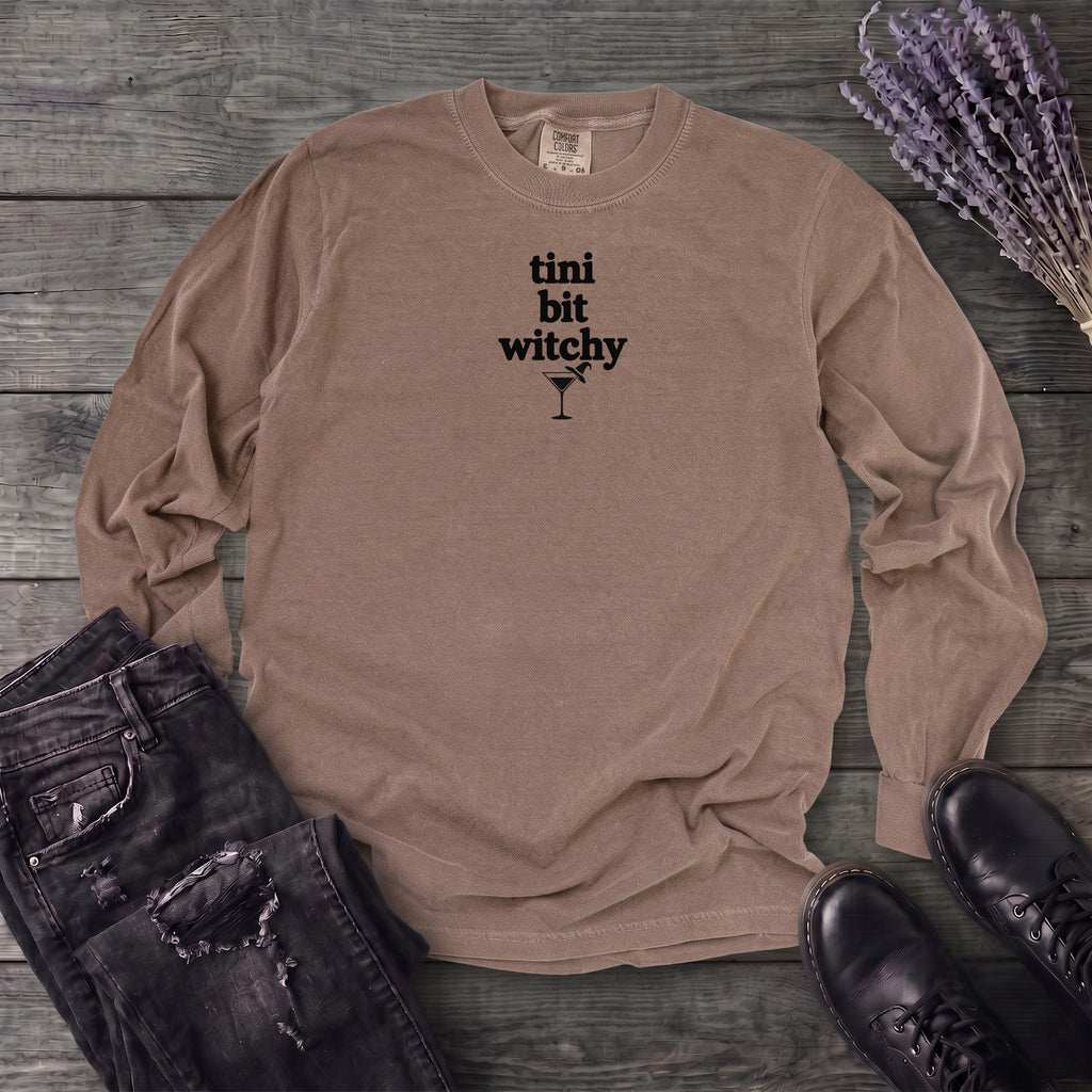 tini bit witchy Long Sleeve T-Shirt