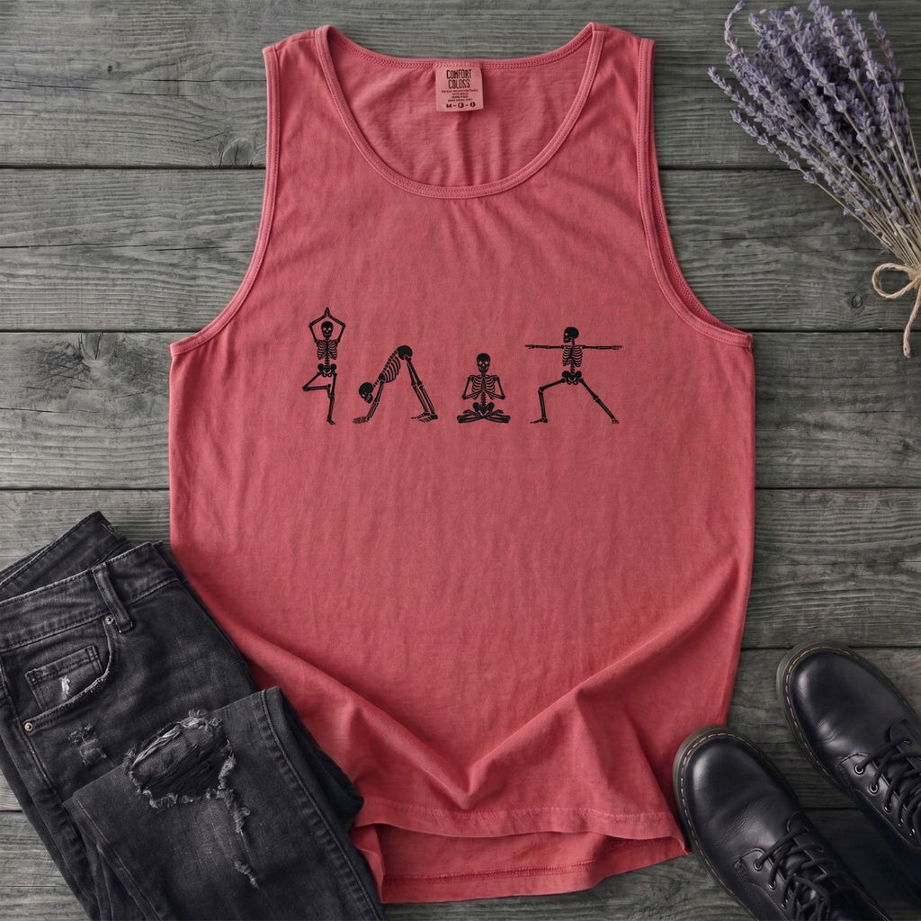 Skeleton Yoga Tank Top