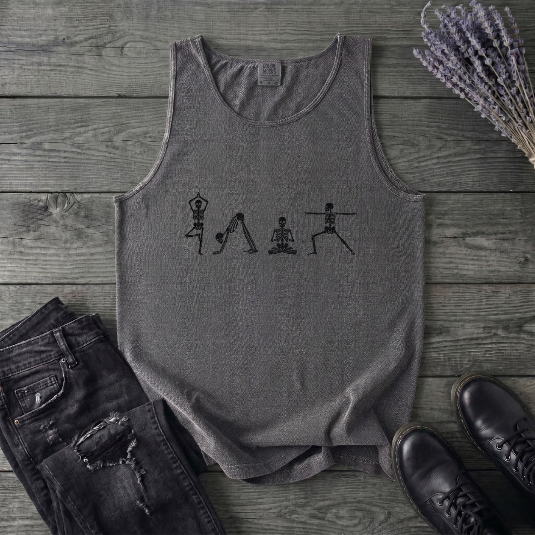Skeleton Yoga Tank Top