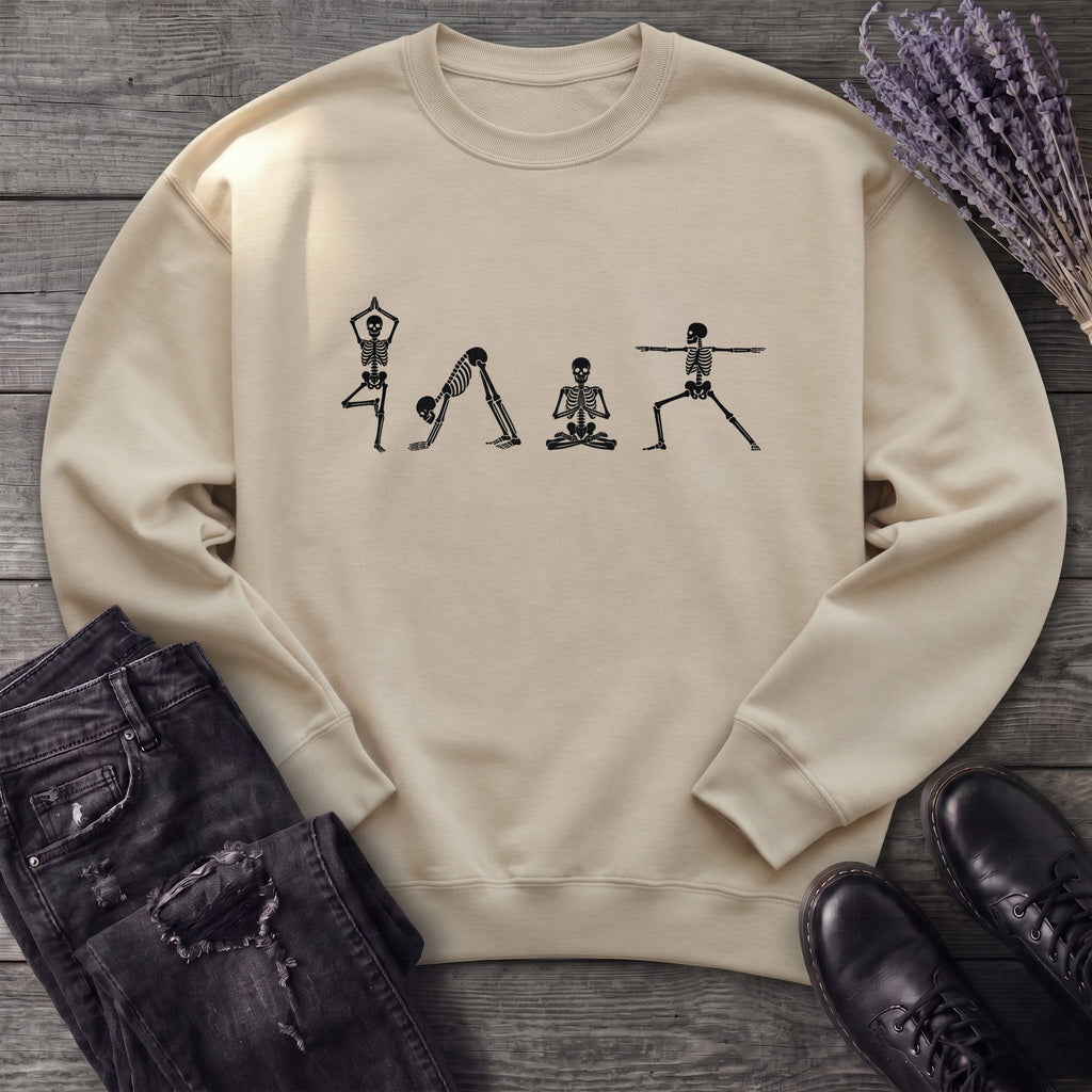 Skeleton Yoga Sweatshirt