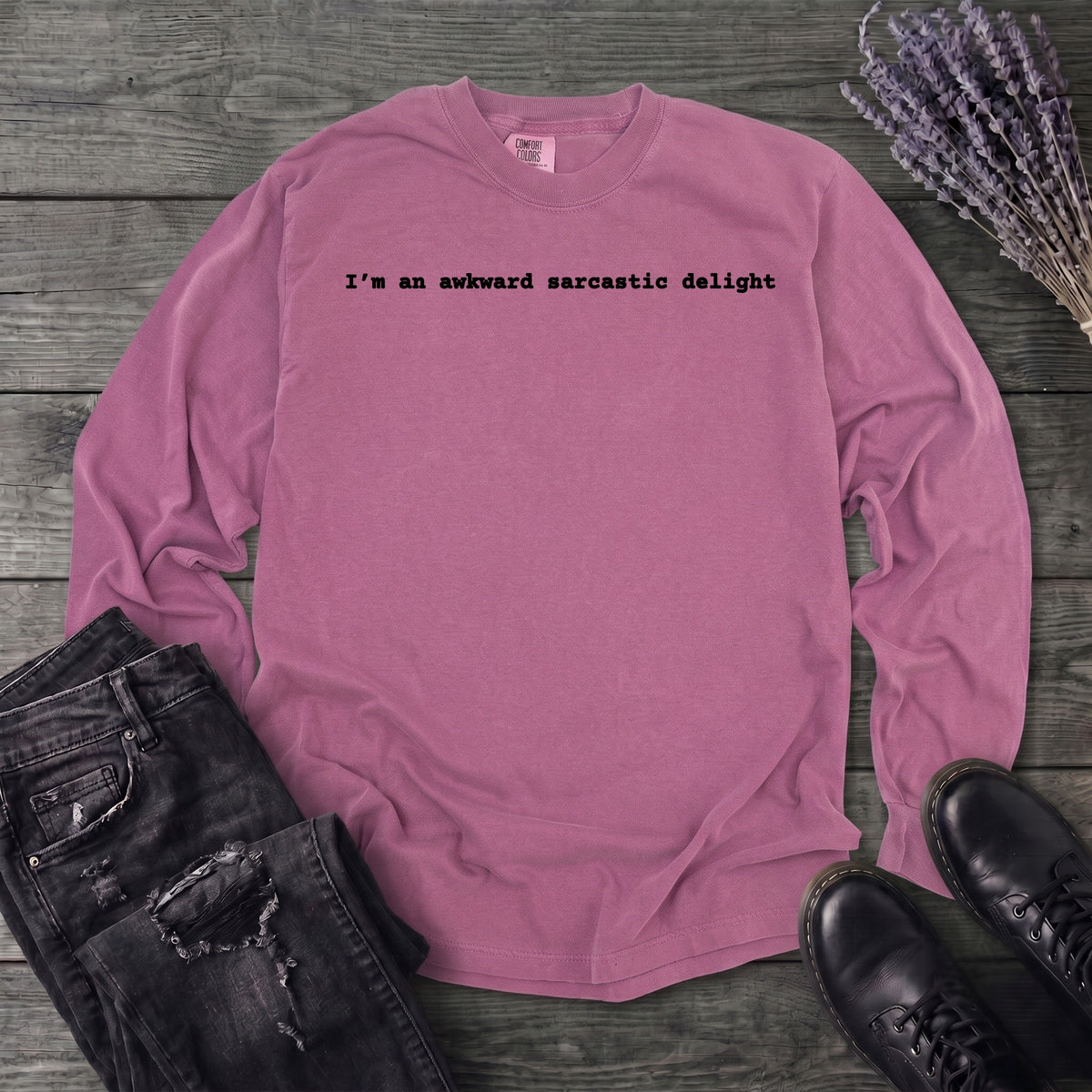 Awkward Sarcastic Delight Long Sleeve T-Shirt