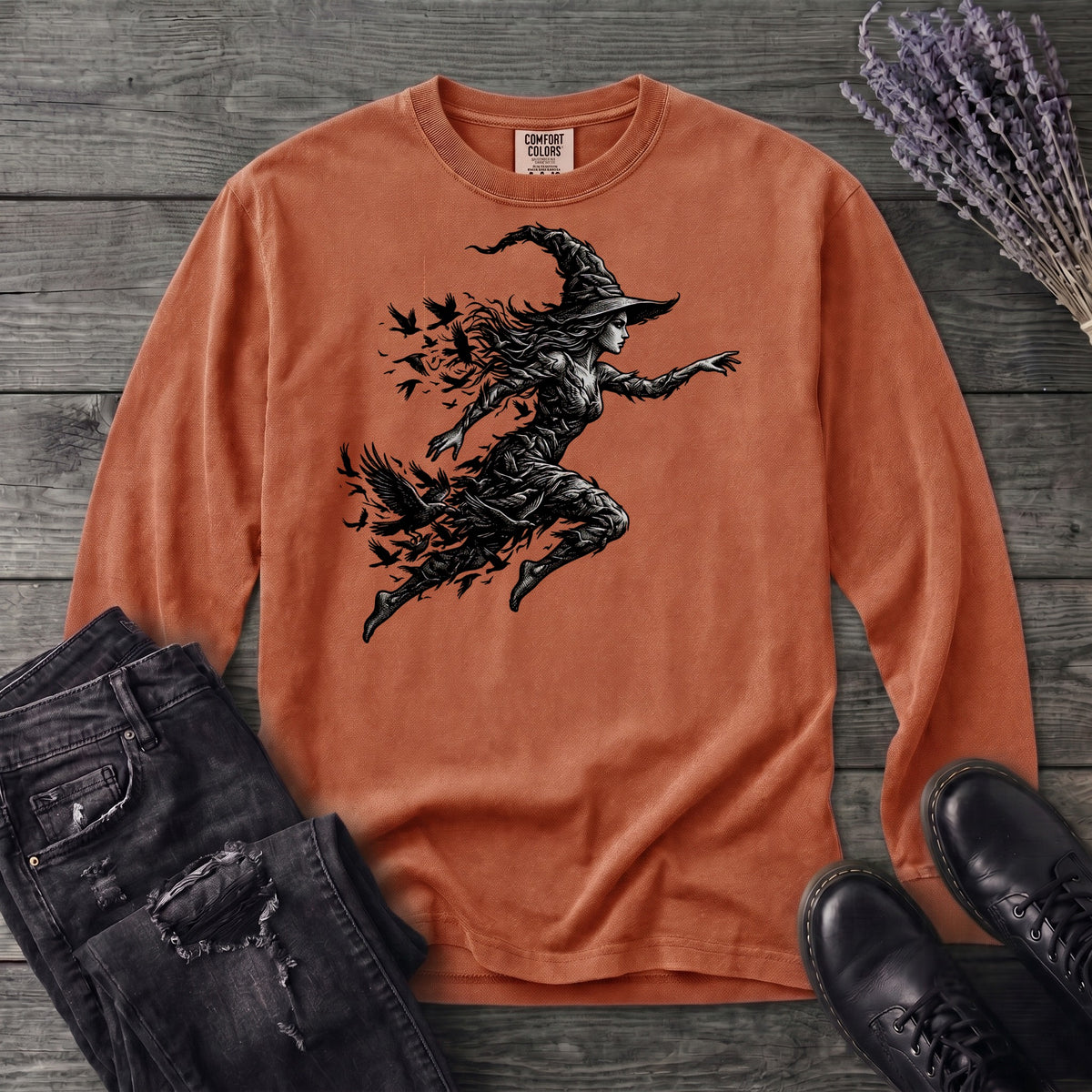 Raven Witch Long Sleeve T-Shirt