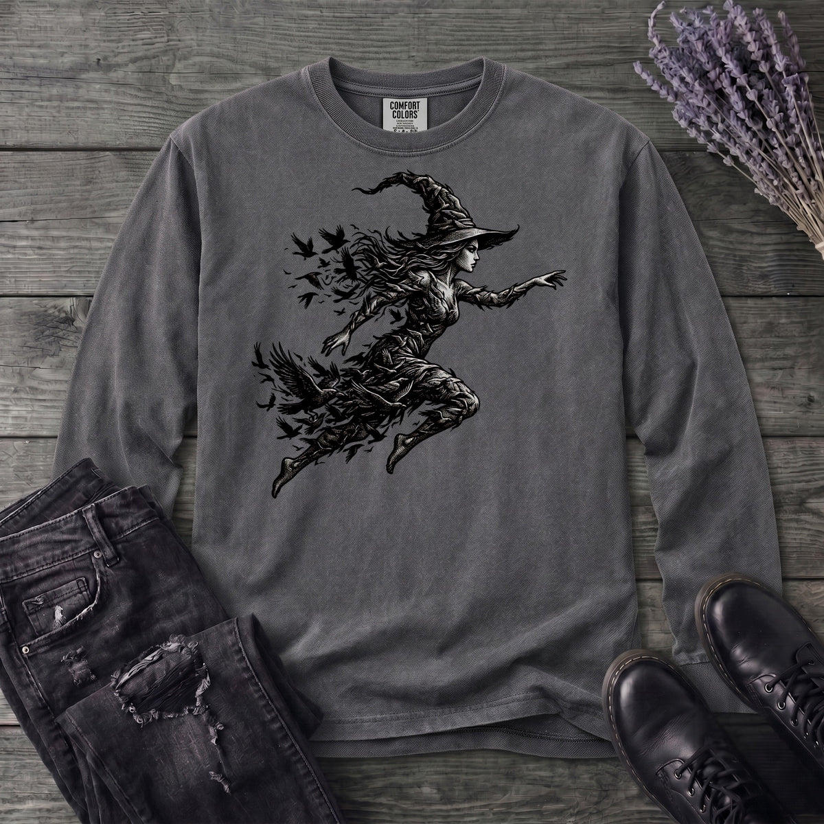 Raven Witch Long Sleeve T-Shirt