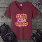 Cute But Cursed V-Neck T-Shirt