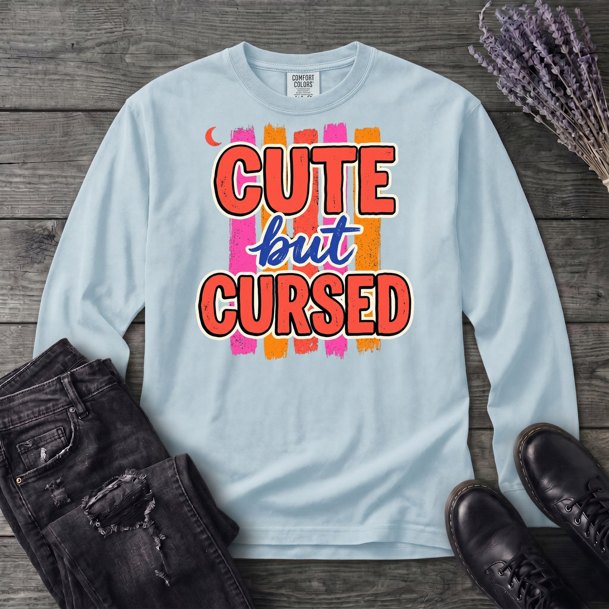 Cute But Cursed Long Sleeve T-Shirt
