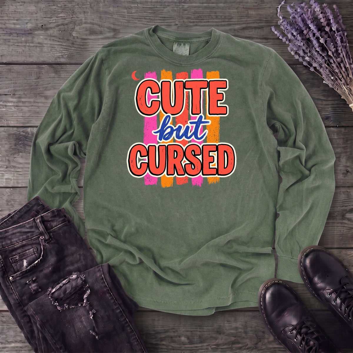 Cute But Cursed Long Sleeve T-Shirt