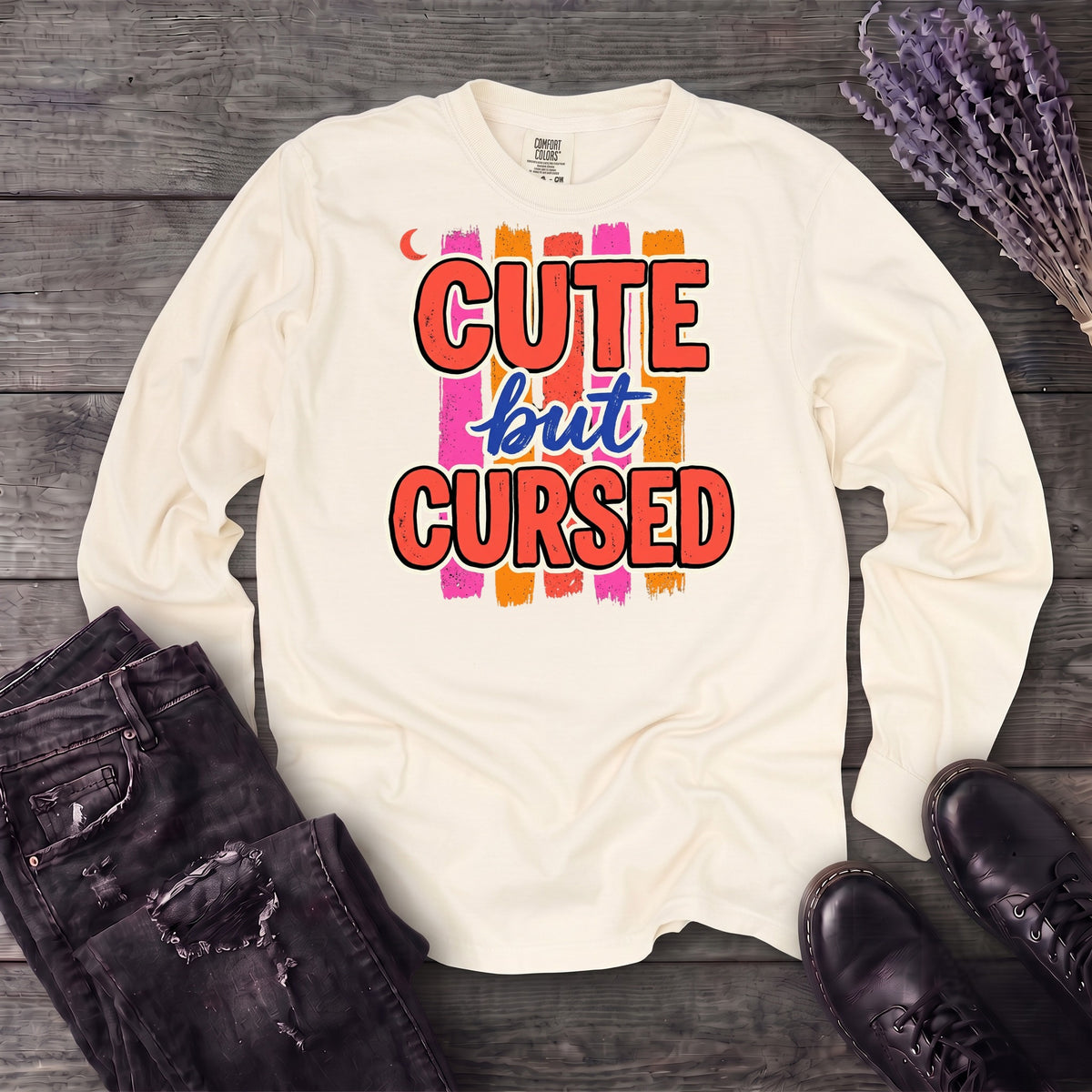 Cute But Cursed Long Sleeve T-Shirt