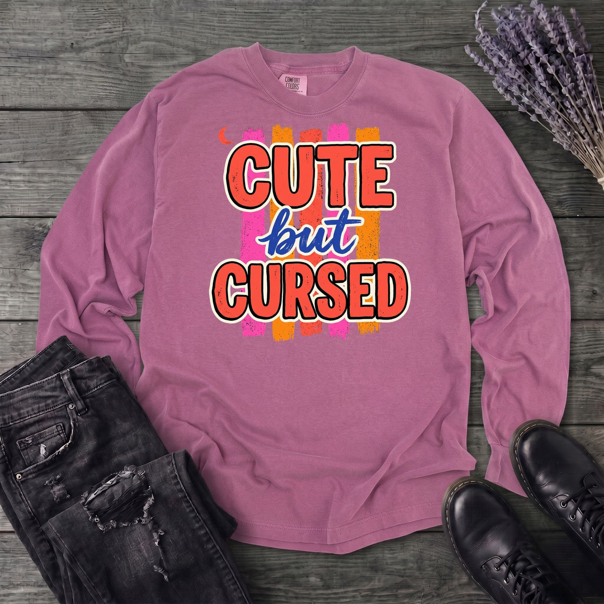 Cute But Cursed Long Sleeve T-Shirt