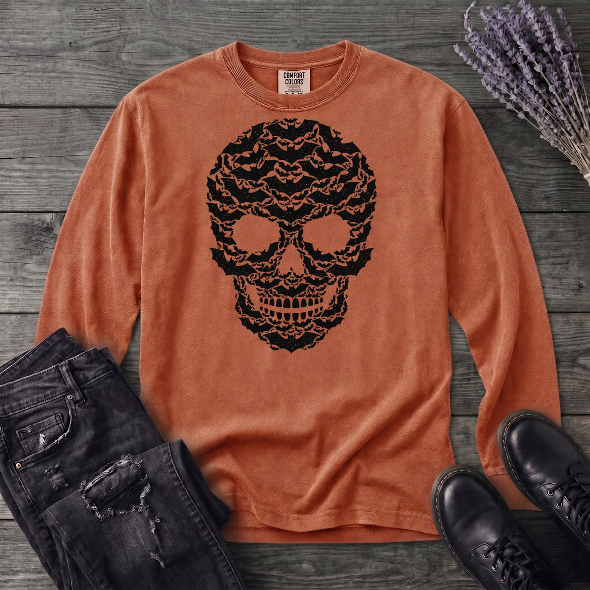 skull of bats Long Sleeve T-Shirt