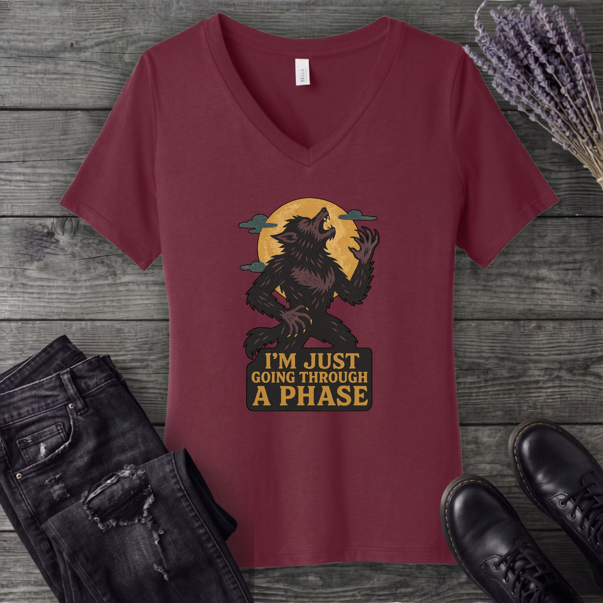 Im Just Going Through A Phase V-Neck T-Shirt