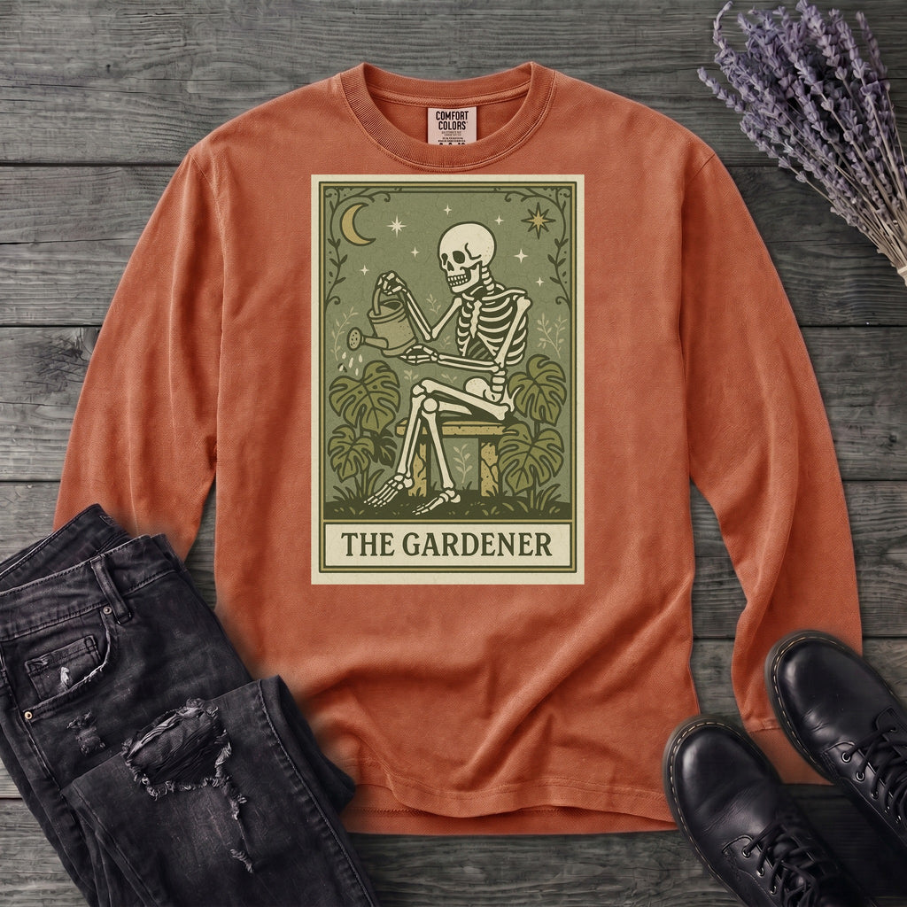 The Gardener Tarot Long Sleeve T-Shirt