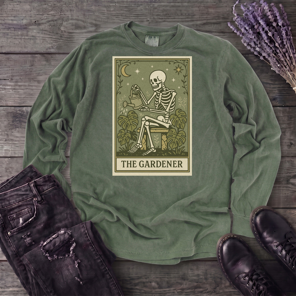 The Gardener Tarot Long Sleeve T-Shirt