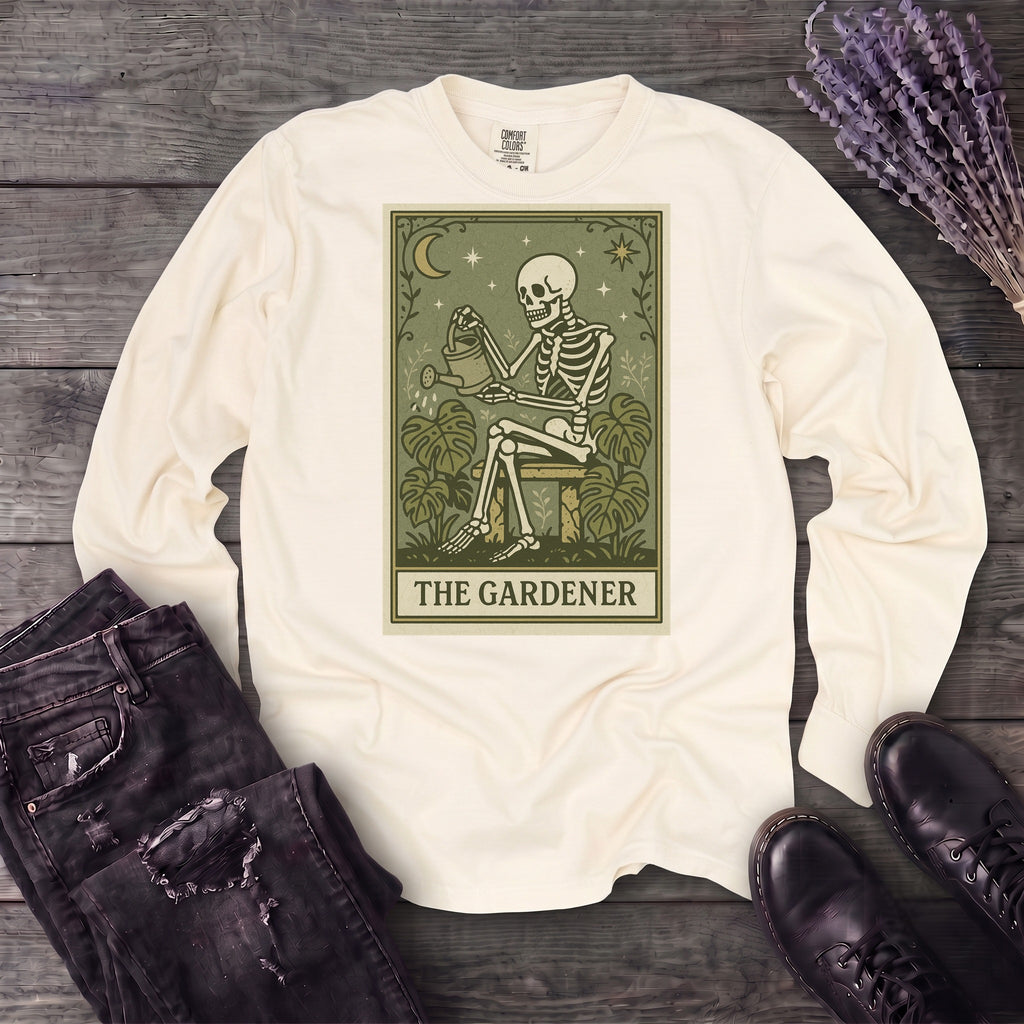 The Gardener Tarot Long Sleeve T-Shirt