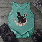 Celestial Cat Silhouette Tank Top