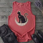 Celestial Cat Silhouette Tank Top