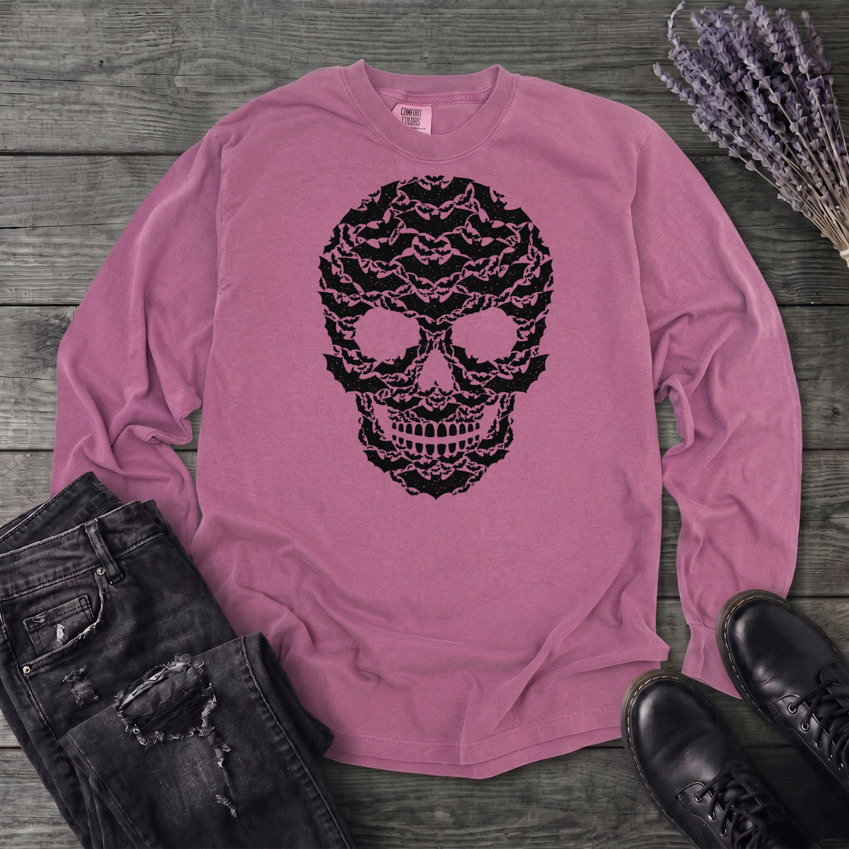 skull of bats Long Sleeve T-Shirt