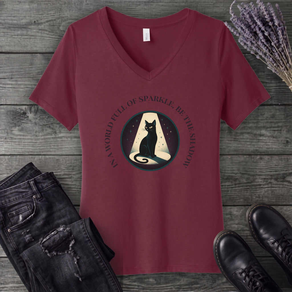 be the shadow V-Neck T-Shirt