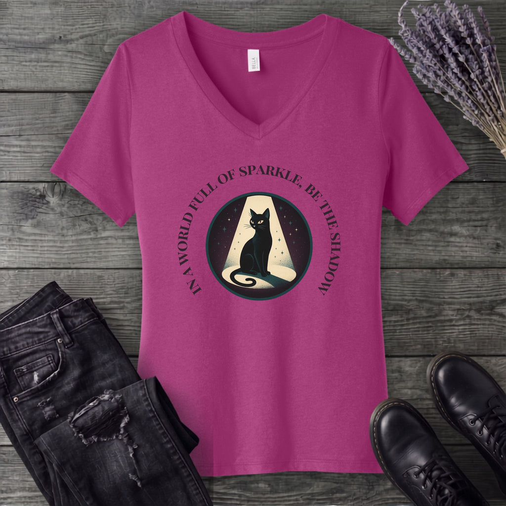 be the shadow V-Neck T-Shirt