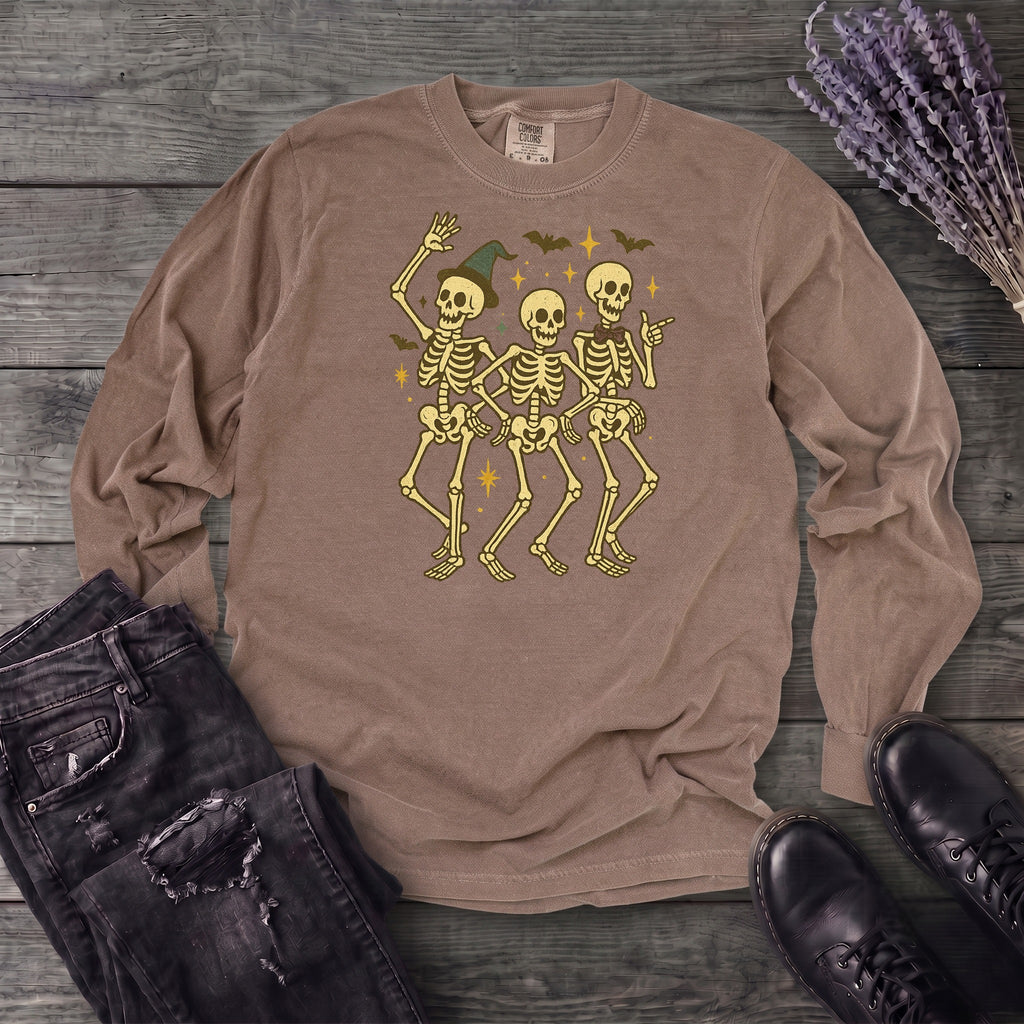 Dancing Skeletons Long Sleeve T-Shirt
