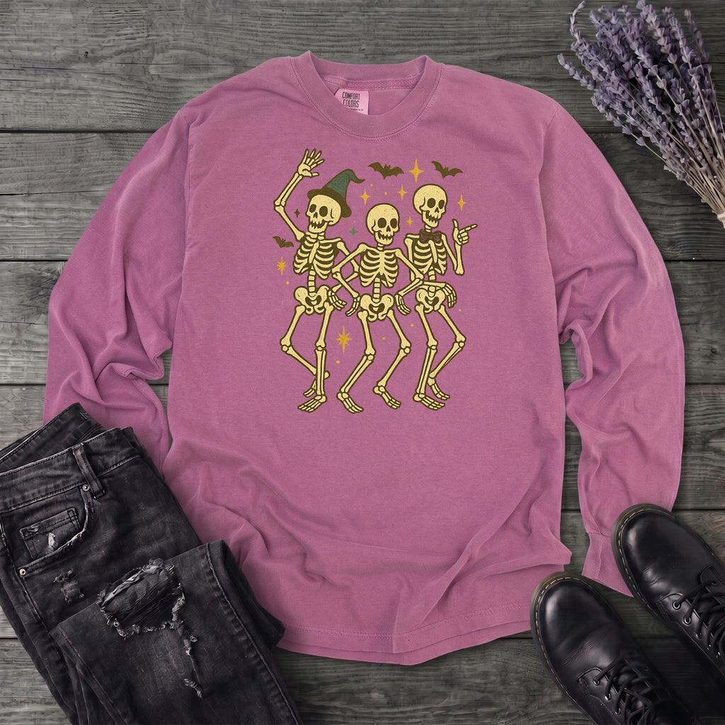 Dancing Skeletons Long Sleeve T-Shirt